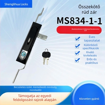 MS834 Rittal zár összekötő rúddal – ajtózár fém- és elektromos szekrényekhez
