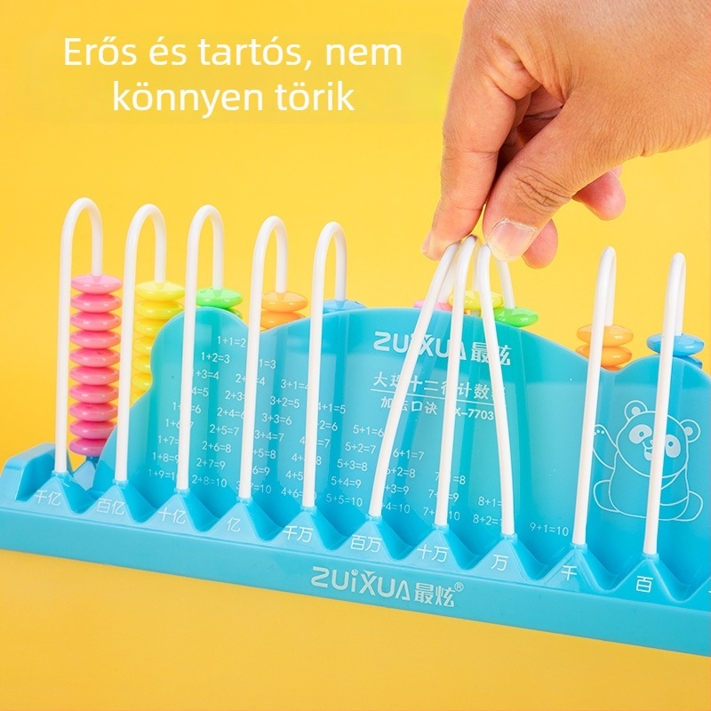 Matematikai abakusz gyerekeknek: számlálás és összeadás–kivonás óvodától első osztályig – oktatási eszköz