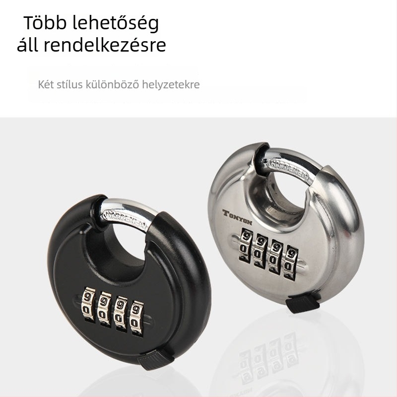 TONYON Univerzális kombinációs zár, vízálló, rozsdamentes acélból, raktárakhoz, szekrényekhez és teherautókhoz