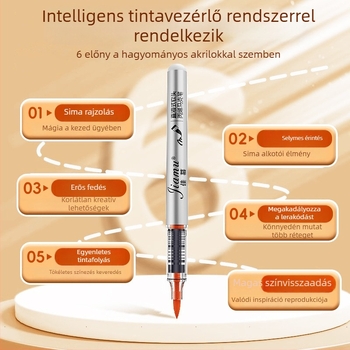 Puha végű, közvetlen folyadékos akril marker készlet tároló táskában, diákoknak, átlátszatlan színek, 80 szín, gyerekek művészete