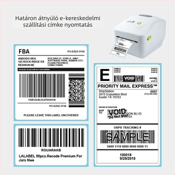 Qirui QR888 hőnyomtató címkékhez határokon átívelő e-kereskedelemhez