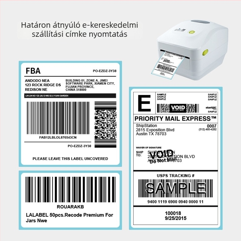 Qirui QR888 hőnyomtató címkékhez határokon átívelő e-kereskedelemhez