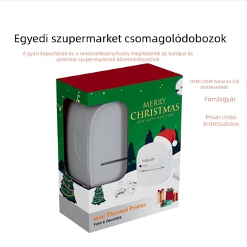 Mini zseb etikett nyomtató diákoknak, Bluetooth gyors csatlakozás az okostelefonhoz, OEM