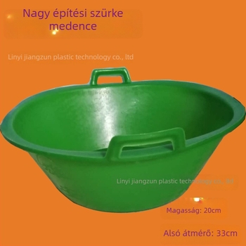 Építési területre tervezett vastagított, kopásálló habar-tál
