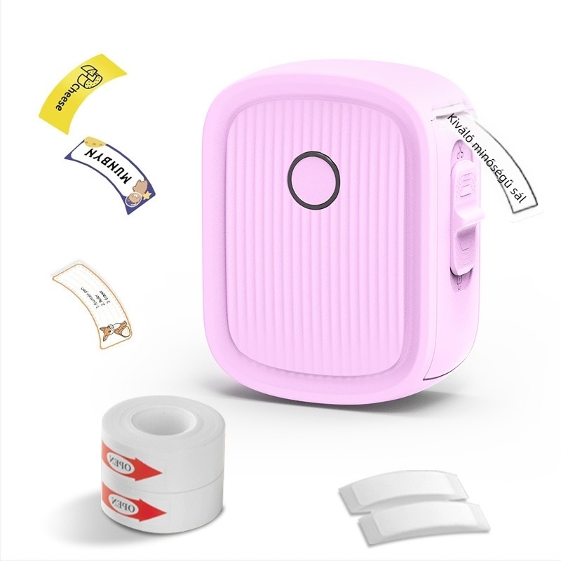 0,5 hüvelykes termikus címkenyomtató, kézi, hordozható Bluetooth, otthoni használatra, konyhai tároláshoz, intelligens címke nyomtató vonalkóddal
