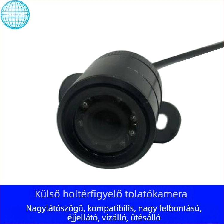 24V autómonitor, külső előre- és hátsó széles látószögű kamera, 1080P HD autókamera