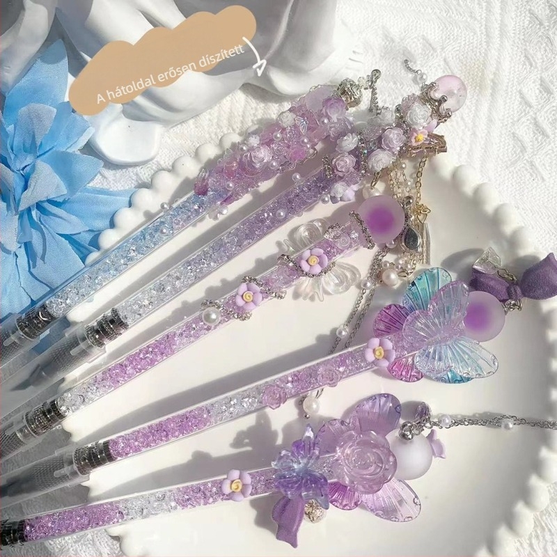 Muzi Blue Lila Pillangó Sorozat – rozsdamentes acél vágó kés, 18 cm, DIY naptárhoz