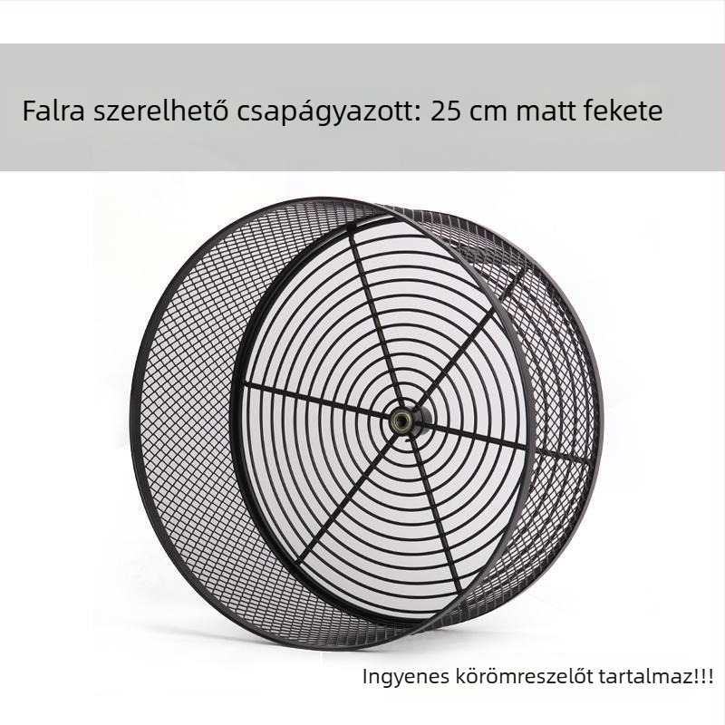 Falihoz rögzíthető, csendes futókerék kisállatok számára, körömcsiszoló funkcióval — túlméretes méret