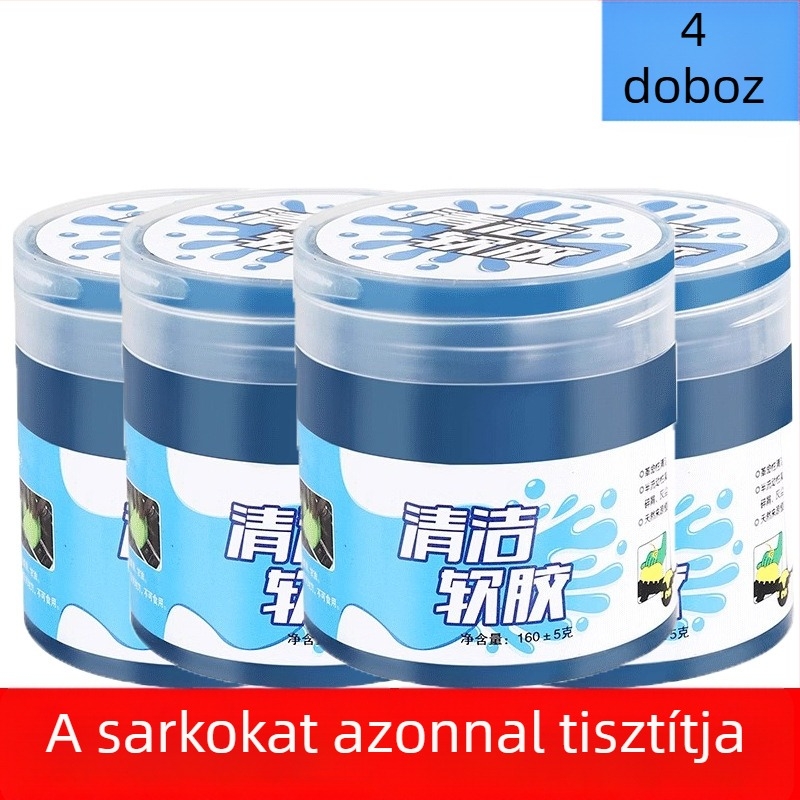 Többfunkciós tisztító puha gél az autó belső teréhez és a billentyűzet hornyainak tisztításához