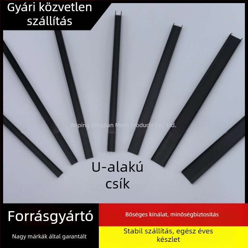 Műanyag U-alakú horny a külső fal vakolásának elválasztásához és vízelvezetéshez – ablakokhoz és erkélyekhez
