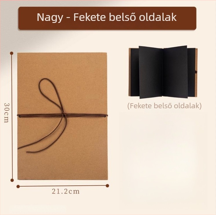 DIY címkézésű akordeon fotóalbum készlet – üres oldalakkal, baba, pár és ballagási emlékek