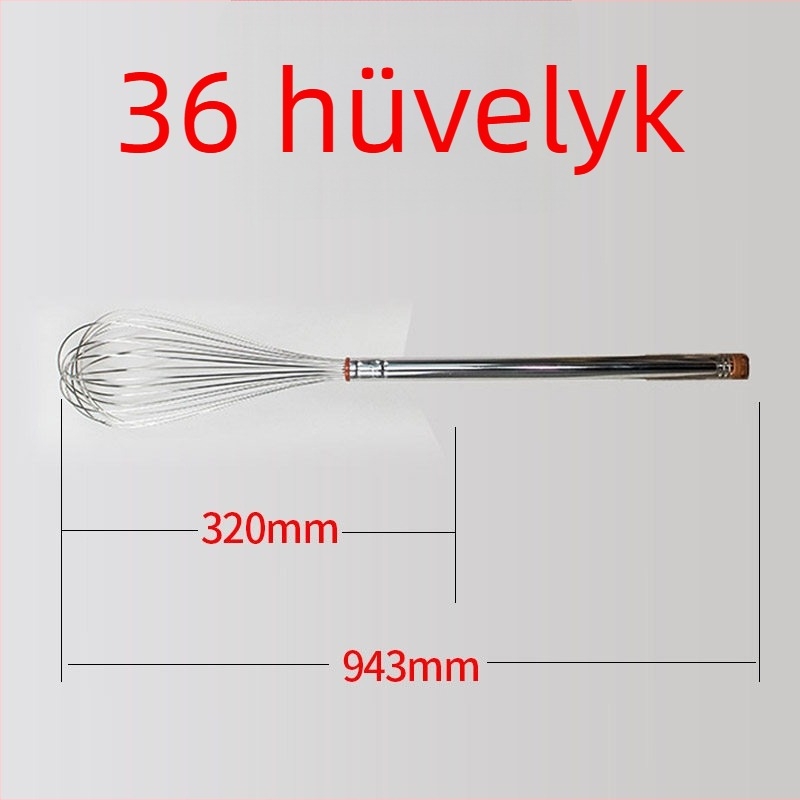Sanneng SN4883 rozsdamentes acél, 8/10 hüvelykes kézi tojásfelverő – otthoni használatra