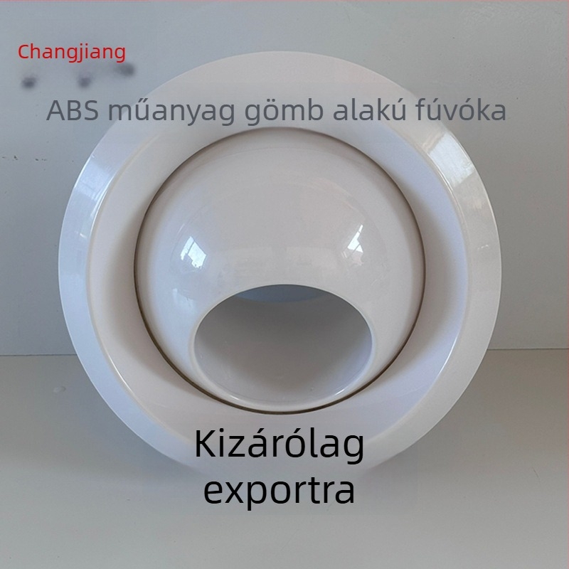 ABS gömb alakú levegőkimenet, állítható műanyag fúvóka
