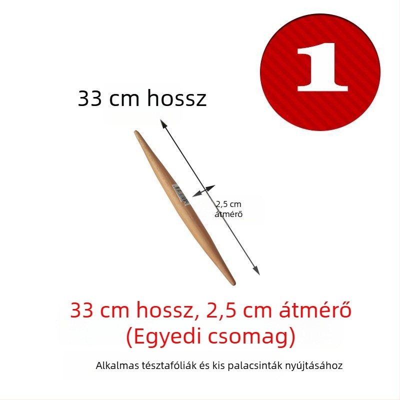 Dupla végű hegyes sodrófa, vastított kivitel
