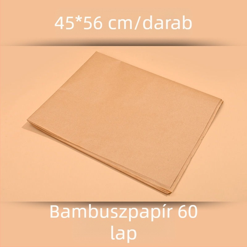 Élelmiszer-minőségű papír sózott sült csirke csomagolásához, bambusz hajtás papír, gézpapír, olajozott papír, Jade Buckle Paper