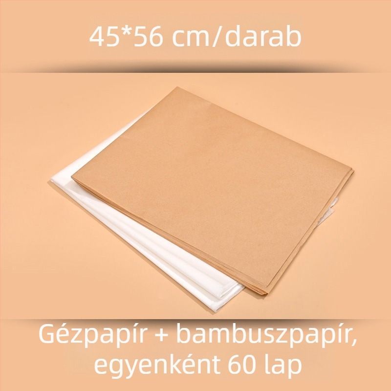 Élelmiszer-minőségű papír sózott sült csirke csomagolásához, bambusz hajtás papír, gézpapír, olajozott papír, Jade Buckle Paper