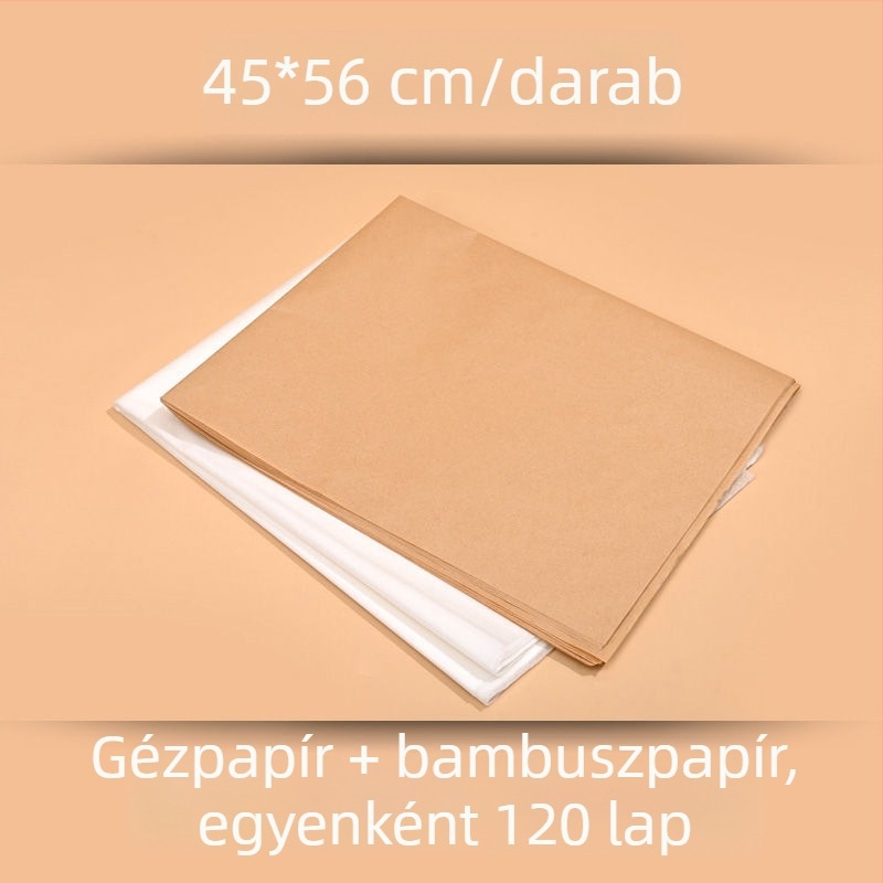 Élelmiszer-minőségű papír sózott sült csirke csomagolásához, bambusz hajtás papír, gézpapír, olajozott papír, Jade Buckle Paper