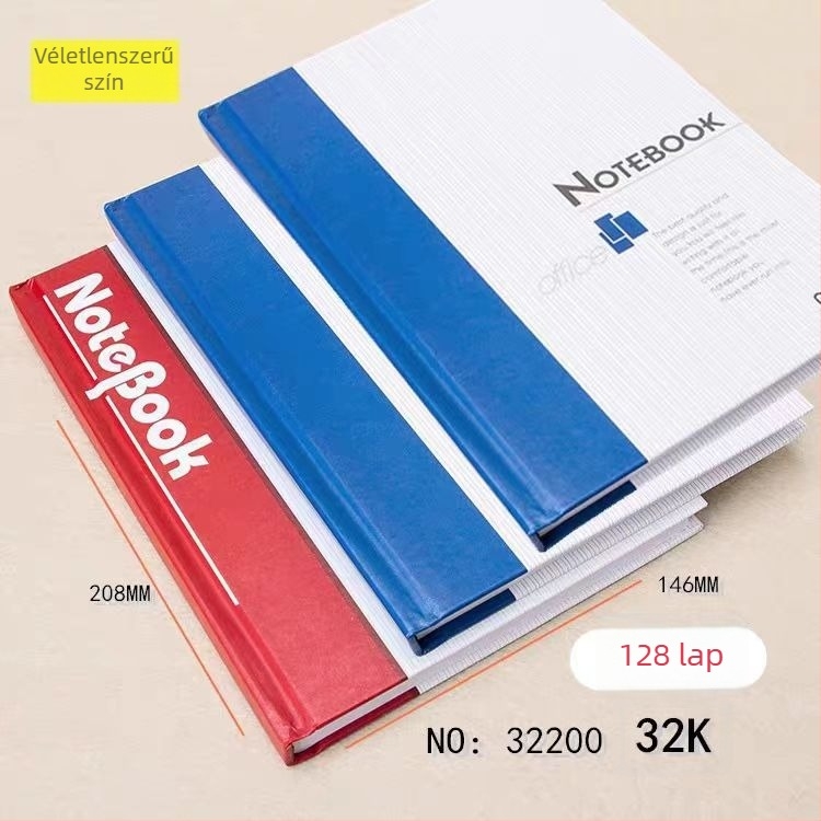 Mary 32K kemény borítós notesz diákoknak, minimalist design, 72/108/128 oldal