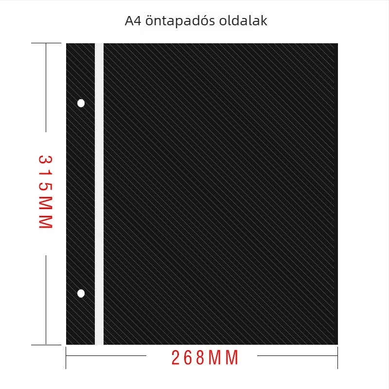 Öntapadós laminált fotóalbum, A3/A4 méretű, 8K belső oldalak, nagy kapacitás, testreszabható méret