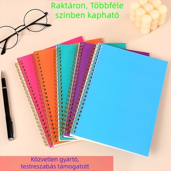 A5-ös notesz irodai és üzleti papírtermékekhez, kivehető lapokkal, logó nyomtatási lehetőséggel