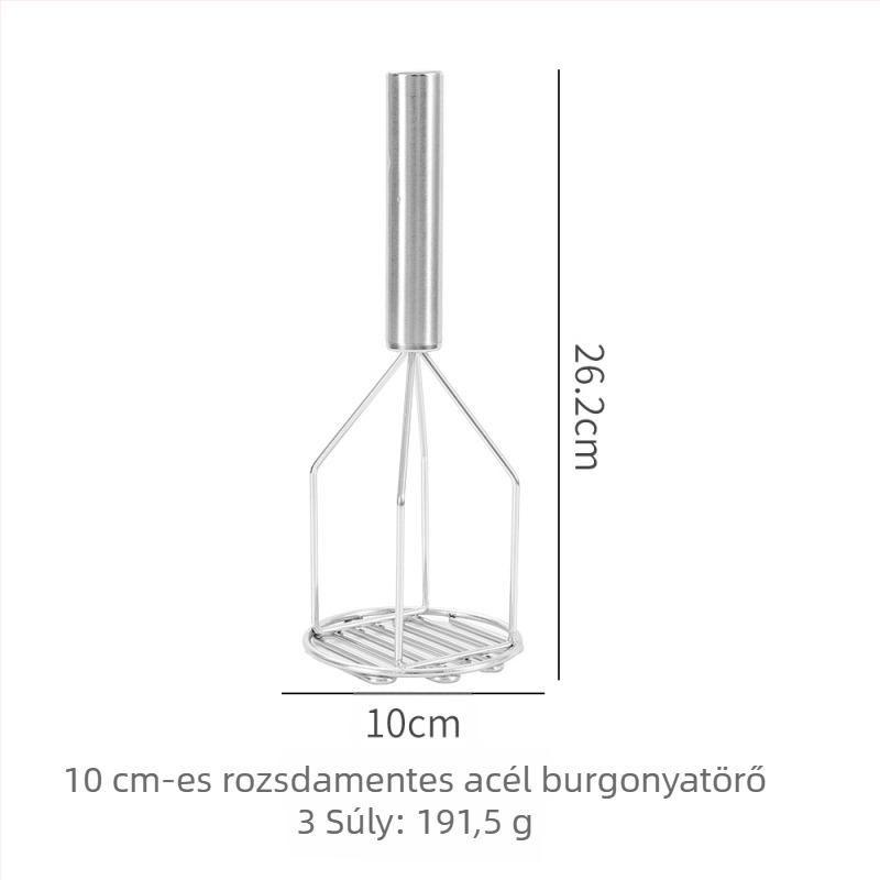 Burgonyapürítő, 430 rozsdamentes acél, konyhai eszköz