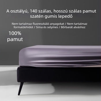 A osztályú hosszú szálú pamut lepedő, matracvédő, csúszásmentes ágyneműkészlet