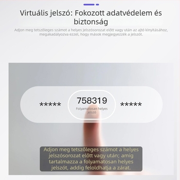 Arcfelismerő okoszár fa ajtókhoz — automatikus belépés, ujjlenyomat- és jelszó-hozzáférés