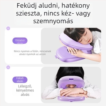 Összecsukható pihenő párna általános iskolásoknak, asztalnál pihenéshez, osztályon belüli alváshoz