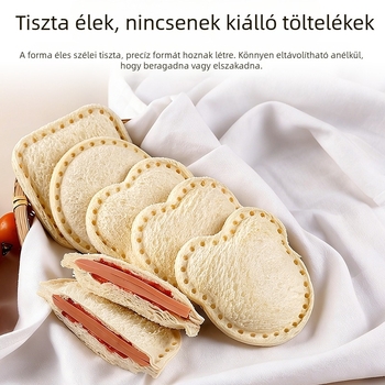 Testreszabható 304 rozsdamentes acélból készült szendvics- és kenyérforma a konyhához