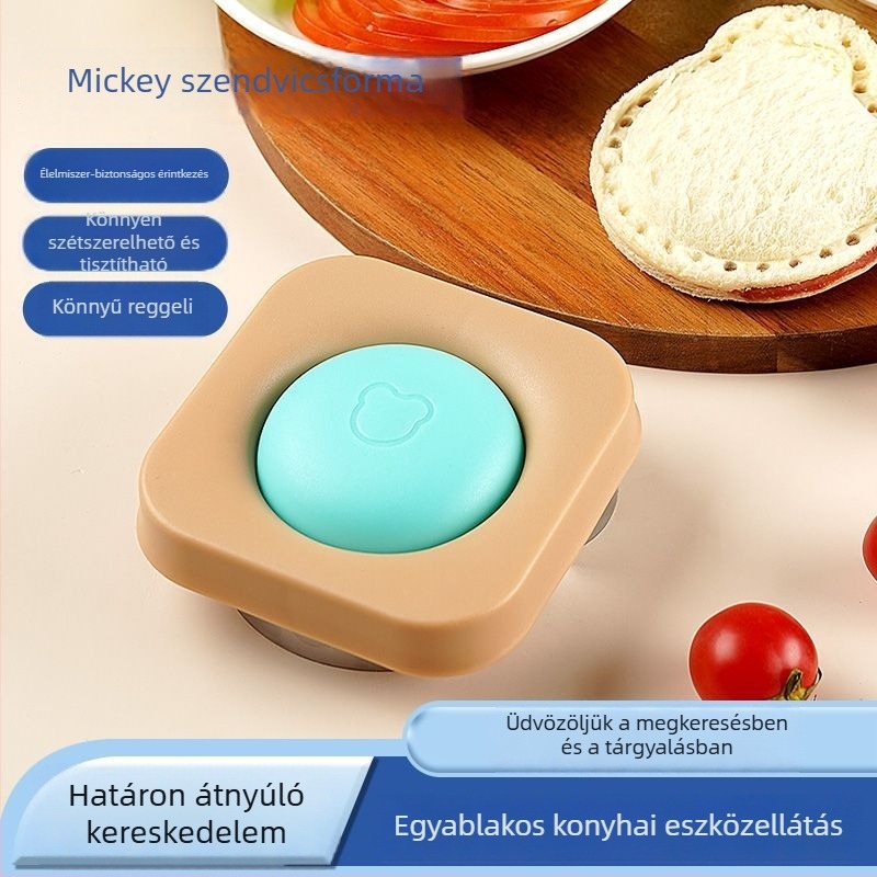 Testreszabható 304 rozsdamentes acélból készült szendvics- és kenyérforma a konyhához