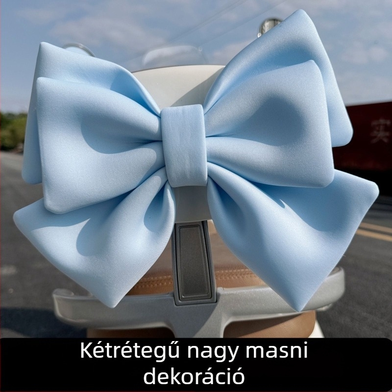 Dekoratív masni kiegészítő elektromos kerékpárhoz Emma TaLing No.9 – hátsó világítás és hátsó támla