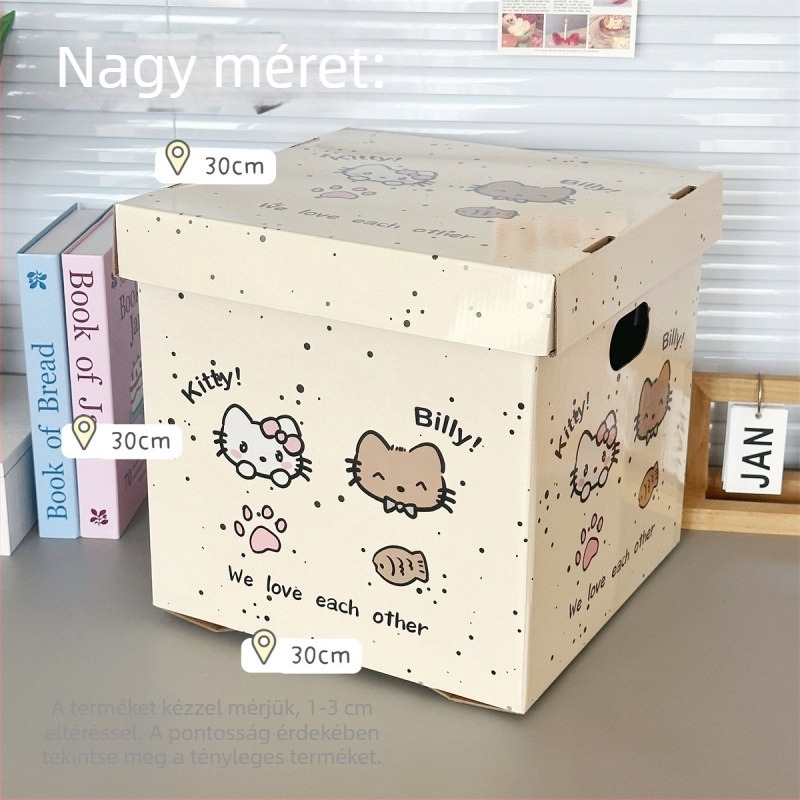 Nagy ajándékdoboz, üres doboz, exkluzív születésnapi csomagolás, vastag karton, kreatív, magas értékű ajándékdoboz