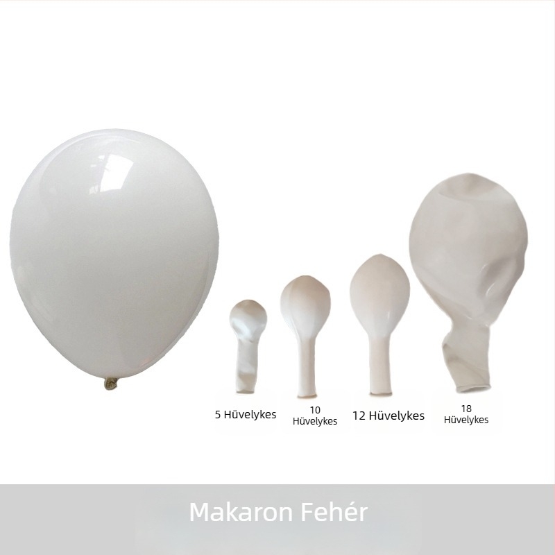 10 hüvelykes latex ballon macaron színű, gyerekek születésnapi és esküvői dekorációhoz