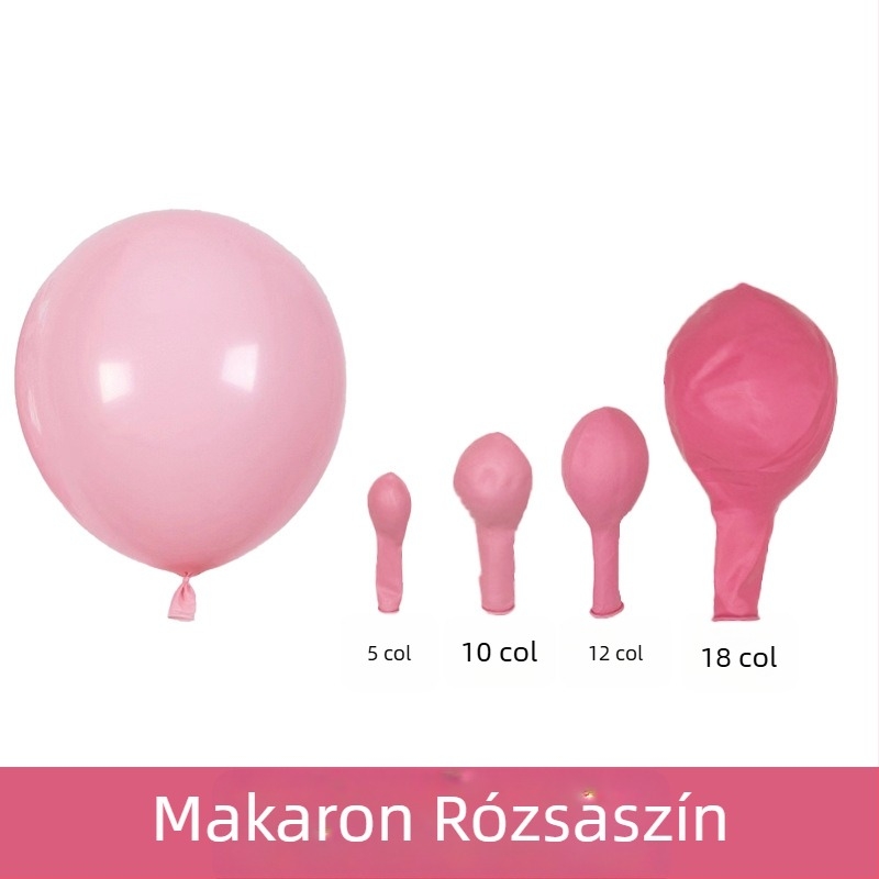 10 hüvelykes latex ballon macaron színű, gyerekek születésnapi és esküvői dekorációhoz