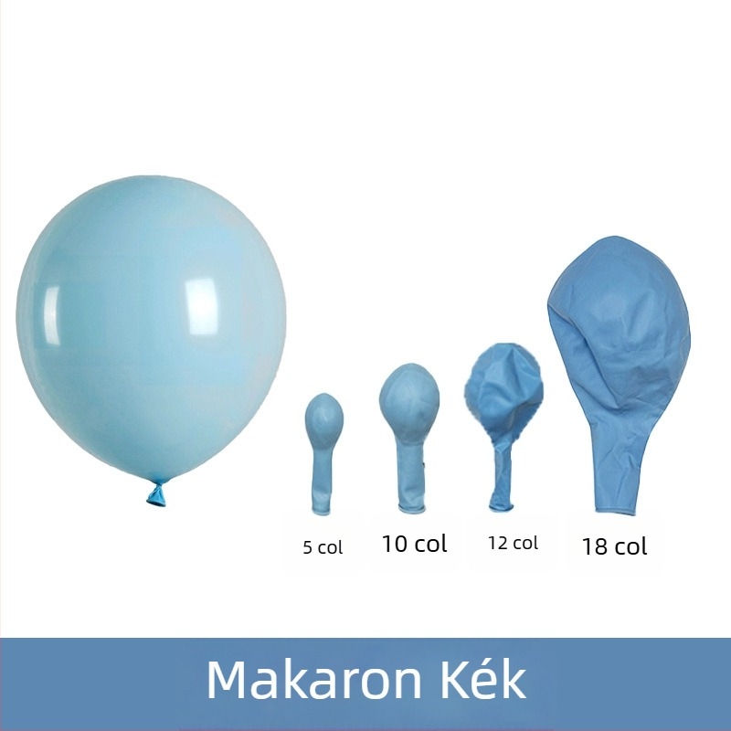10 hüvelykes latex ballon macaron színű, gyerekek születésnapi és esküvői dekorációhoz
