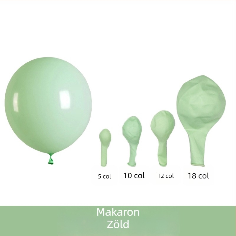 10 hüvelykes latex ballon macaron színű, gyerekek születésnapi és esküvői dekorációhoz