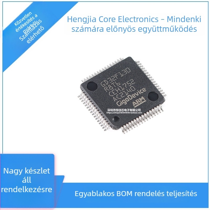 GD32F130R8 mikrokontroller, LQFP-64 csomag, ARM Cortex-M3, 32‑bites MCU