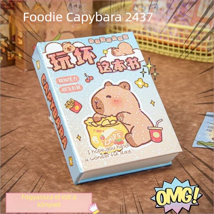 Capybara sorozat: aranyos diákfüzet és tervező