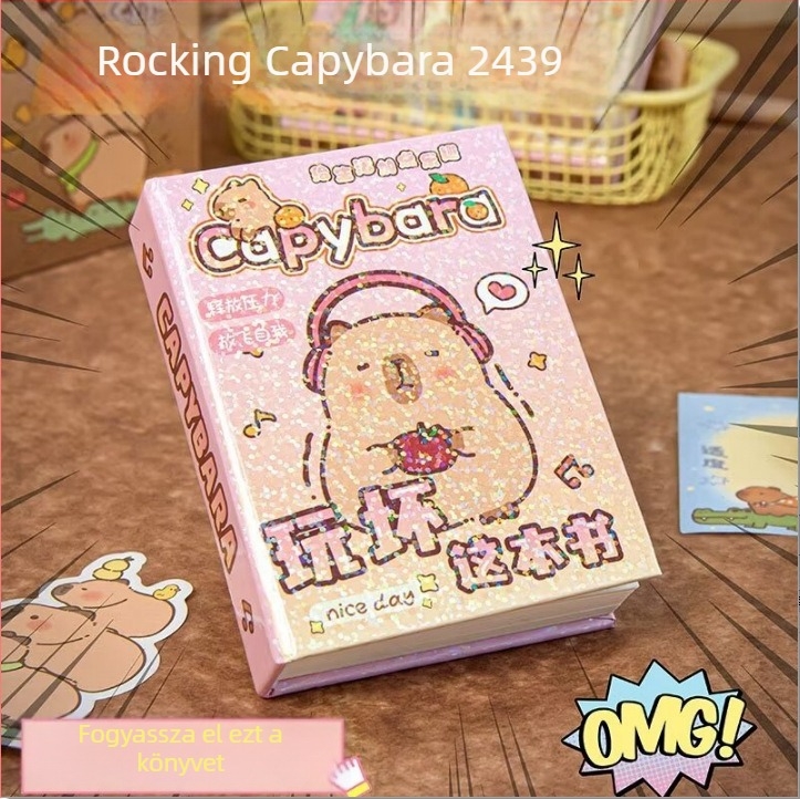 Capybara sorozat: aranyos diákfüzet és tervező