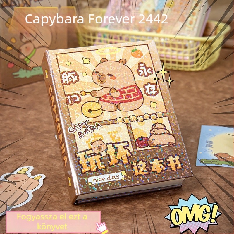 Capybara sorozat: aranyos diákfüzet és tervező