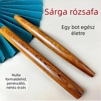 Fából készült nyújtófa tésztához és nudlihoz, háztartási méret, élelmiszer-minőség