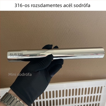 316 rozsdamentes acél nyújtófa, élelmiszer-minőségű, tészta gyúráshoz; jégkalapács