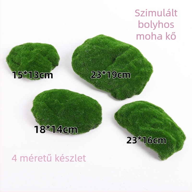 DIY mûmohás – bolyhos moha, filces moha, műfű dekorációhoz kertben és bonsaihoz