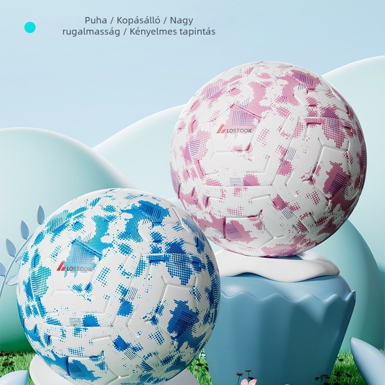 PVC gyermekeknek készült futball-labda, méret 4 és 5, kopásálló edzéslabda