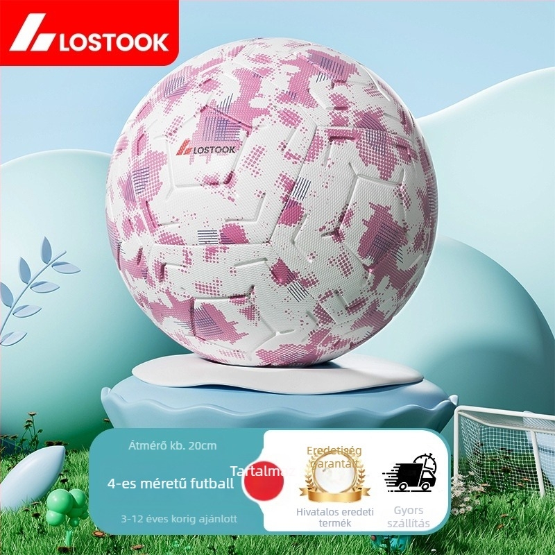PVC gyermekeknek készült futball-labda, méret 4 és 5, kopásálló edzéslabda