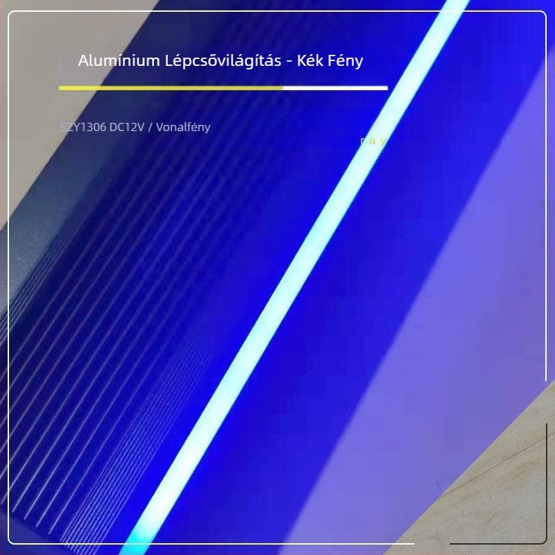 Vízálló LED lépcsővilágítás 12V/24V a lépcsőkhöz, színházak és mozik számára, univerzális a szőnyegekhez és padlókhoz