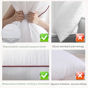 Krém színű téglalap alakú ágyéki párna a nappali kanapéjához, fej- és hát-támasz, hosszú csík az ágyban történő alváshoz