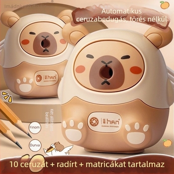 Away from Grass Kapibara ceruzahegyező gyerekeknek, kézi és automata