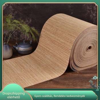 Bambusz tea mat készlet, kis bambusz alátét, bambusz tea függöny, kínai zen stílusú asztali futó