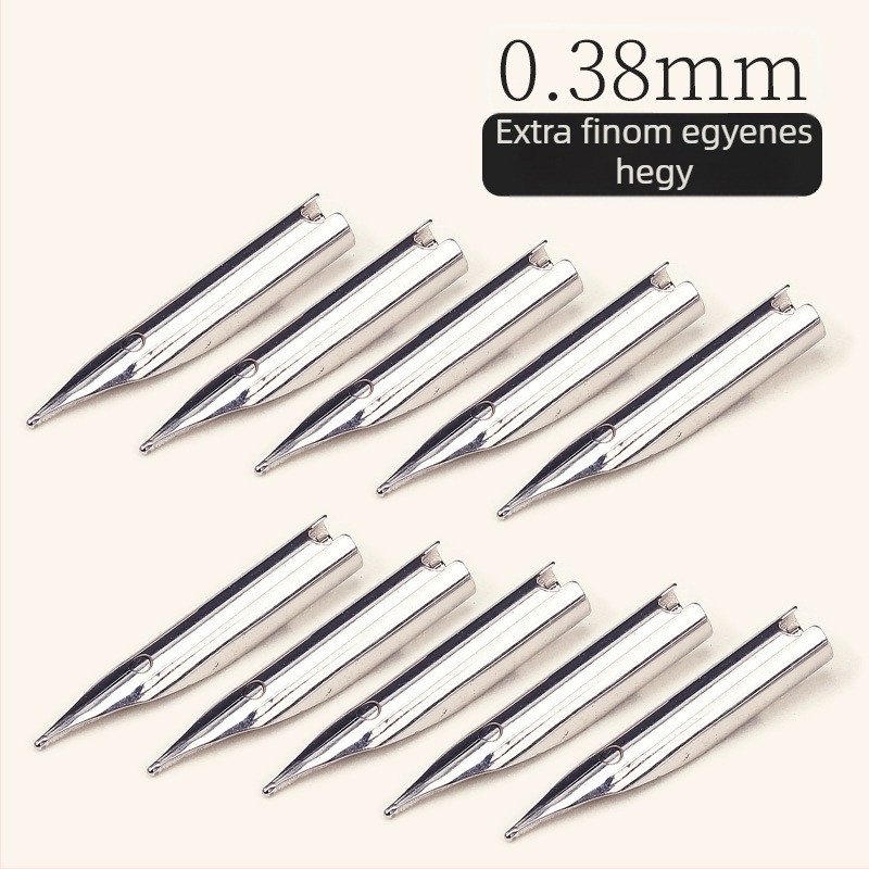 Csere tollhegy, kis kör alakú hegye, extra vékony 0,5/0,38 mm, rozsdamentes acél